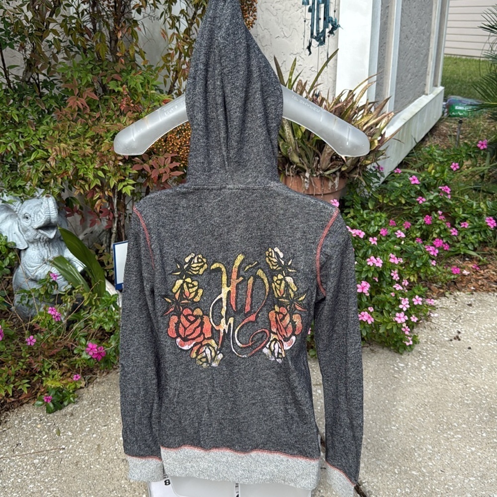 Womens Harley Davidson light weight pullover hoodie NEW with tags Medium - Picture 5 of 13